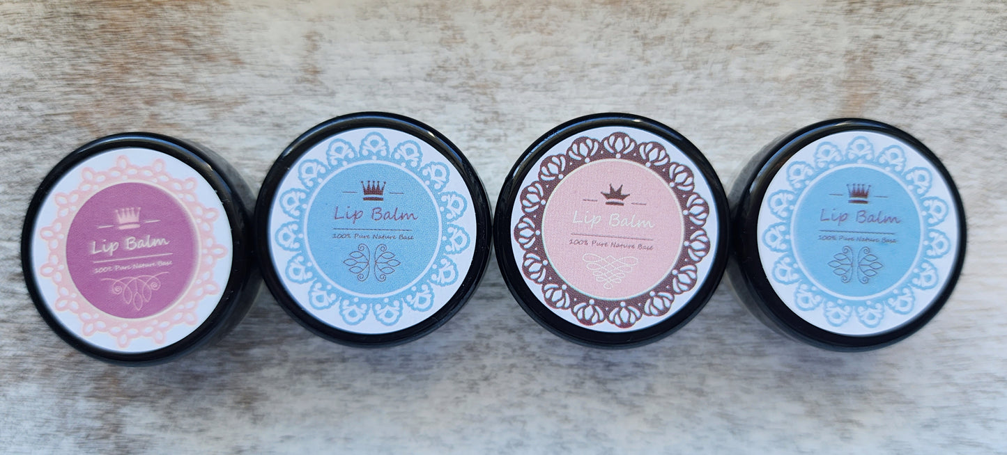 (Pack of 4) Peppermint Tallow Lip Balm - mini jars