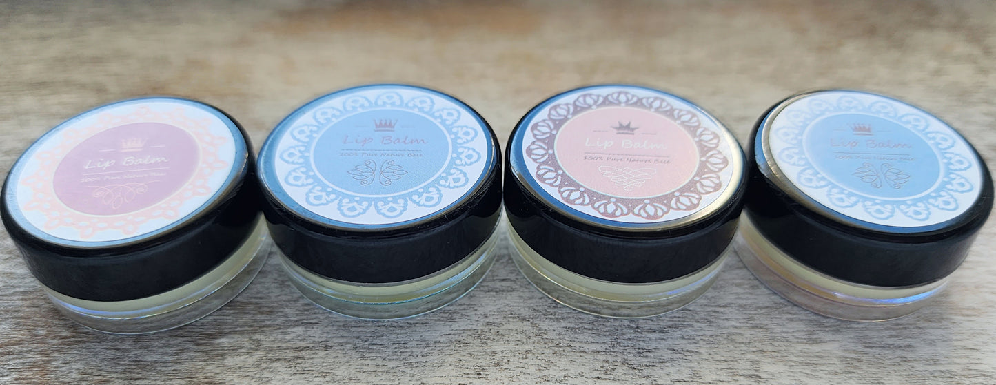 (Pack of 4) Peppermint Tallow Lip Balm - mini jars