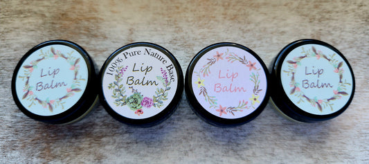 (Pack of 4) Sweet Vanilla Tallow Lip Balm - mini jars