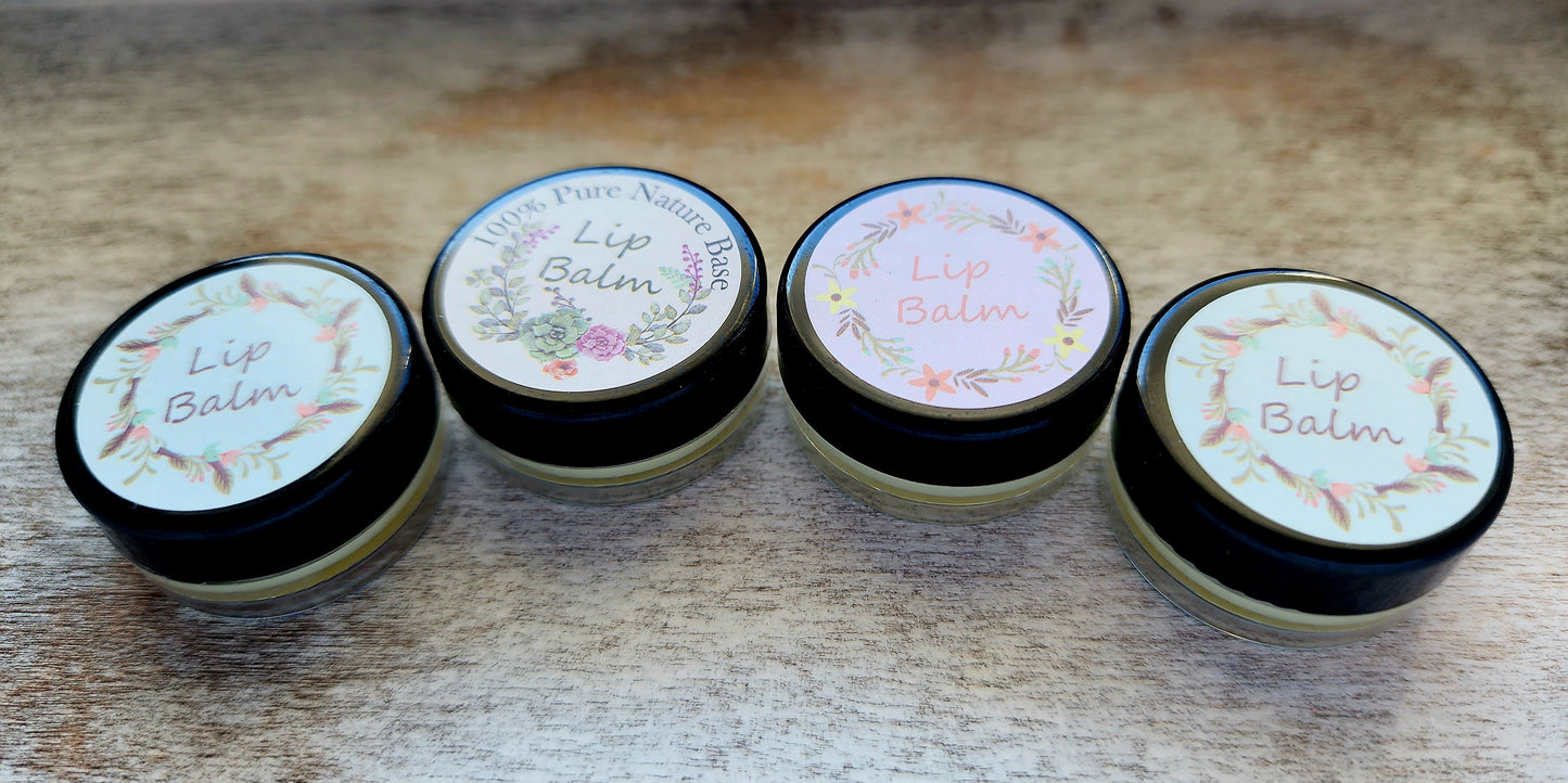 (Pack of 4) Sweet Vanilla Tallow Lip Balm - mini jars