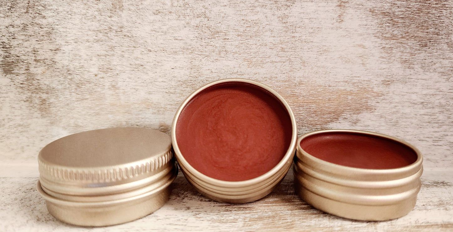 Handmade Lip & Cheek Tinted Tallow Balm 💋 (red wine)